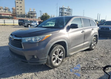 2015 Toyota Highlander Le из США, поврежденный, VIN 5TDZKRFH3FS078751